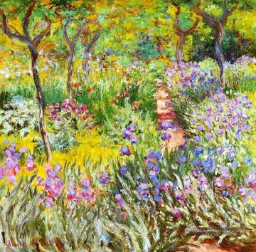 Le Jardin de l’Iris à Giverny Claude Monet Peinture à l'huile